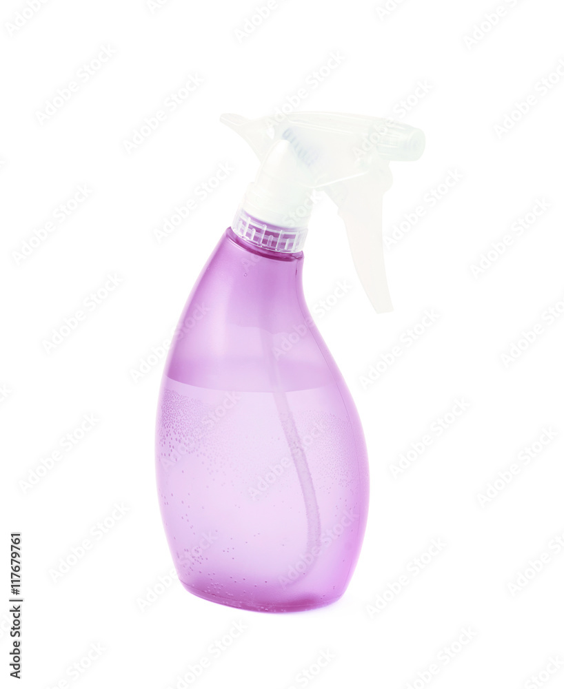 Plastic pulverizer spray isolated Plastic pulverizer spray isolated