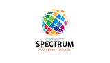 Spectrum Logo Design Illustration