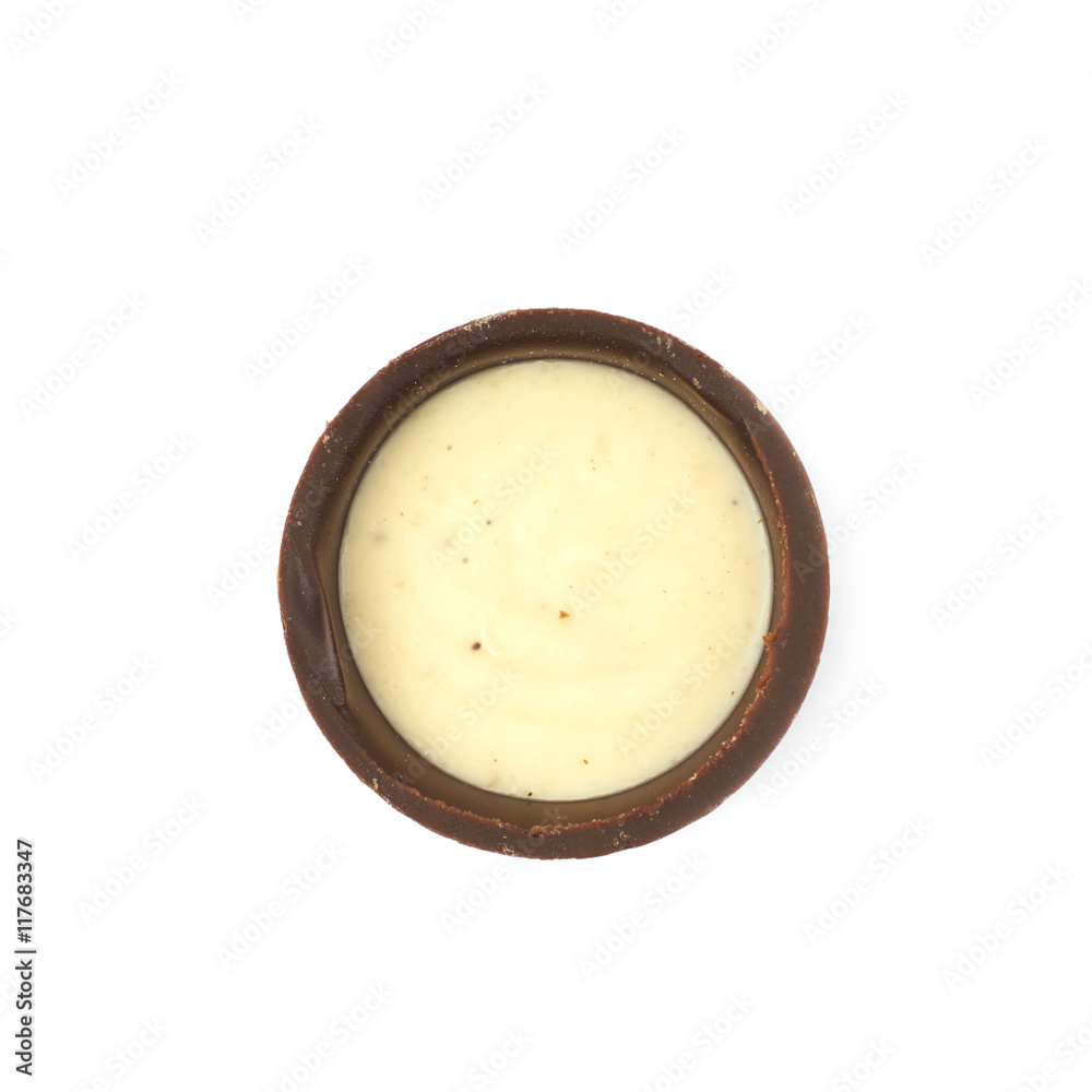 Chocolate confection candy isolated Chocolate confection candy isolated