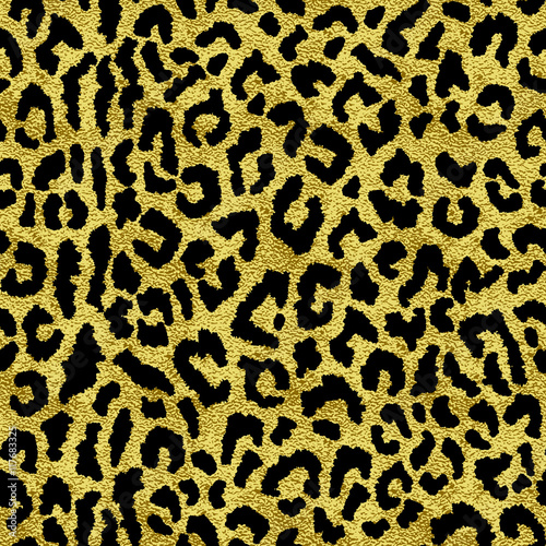 gold leopard pattern