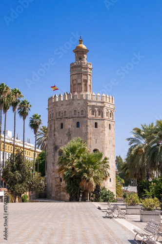 Torre del Oro - military watchtower in Seville