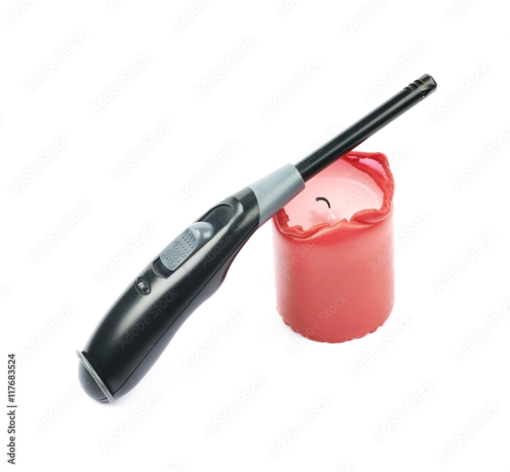 Fototapeta premium Utility long-neck lighter isolated