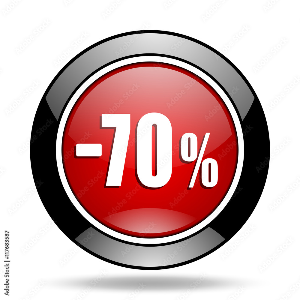 70 percent sale retail icon 70 percent sale retail icon
