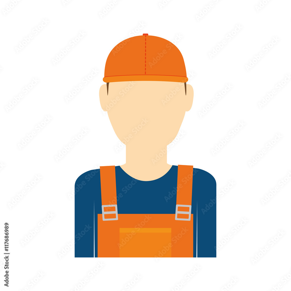 helmet man conctructer cartoon icon. Isolated and flat illustration. Vector graphic helmet man conctructer cartoon icon. Isolated and flat illustration. Vector graphic