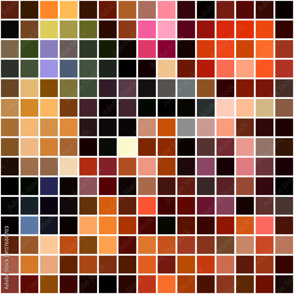 Bright colorful mosaic seamless pattern.