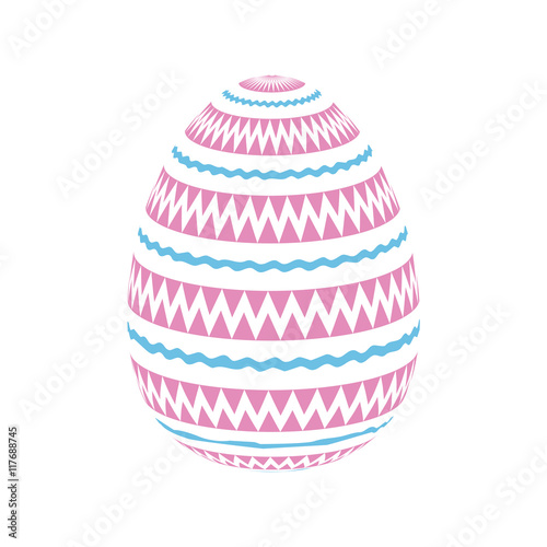 egg creative happy easter icon. Isolated and flat illustration. Vector graphic © djvstock