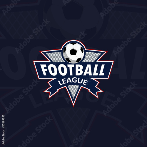 Football logo for the team and the cup