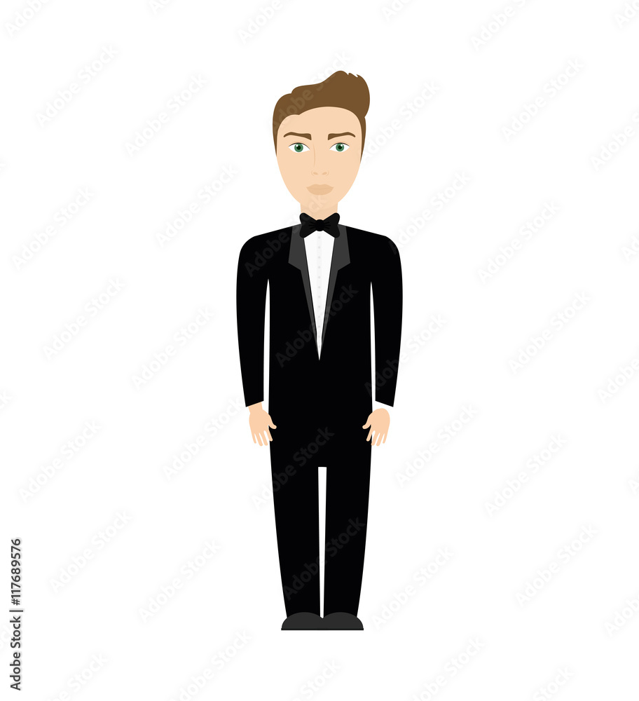 man suit male person hair avatar icon. Isolated and flat illustration. Vector graphic man suit male person hair avatar icon. Isolated and flat illustration. Vector graphic