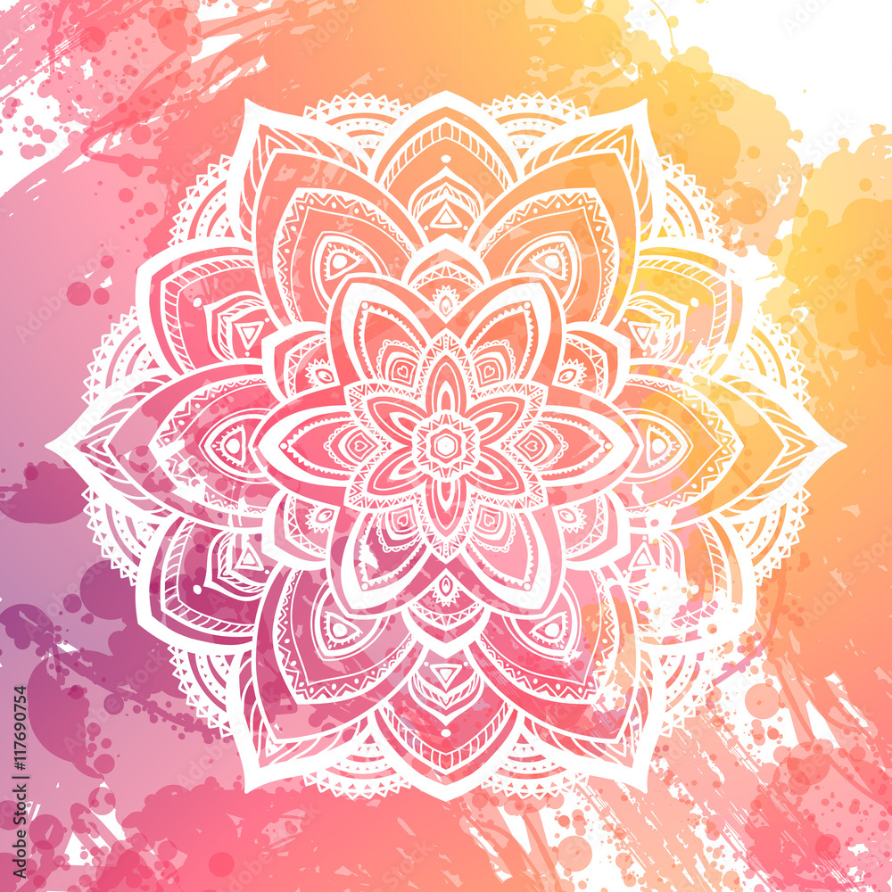 Vector Beautiful Mandala Vector Beautiful Mandala