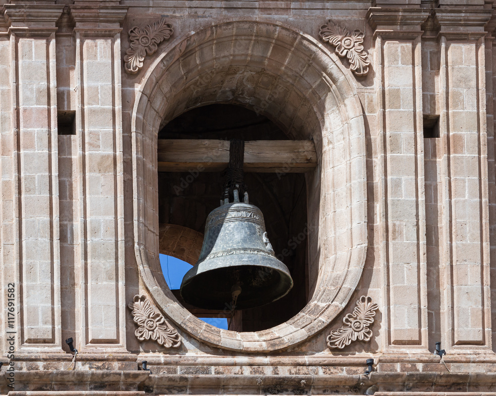 Obraz premium large bell in a church