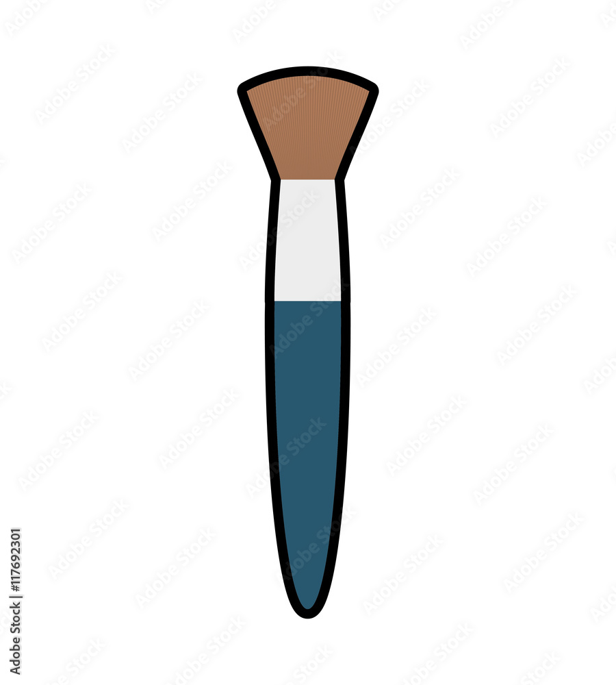 brush make up style product icon. Isolated and flat illustration. Vector graphic brush make up style product icon. Isolated and flat illustration. Vector graphic