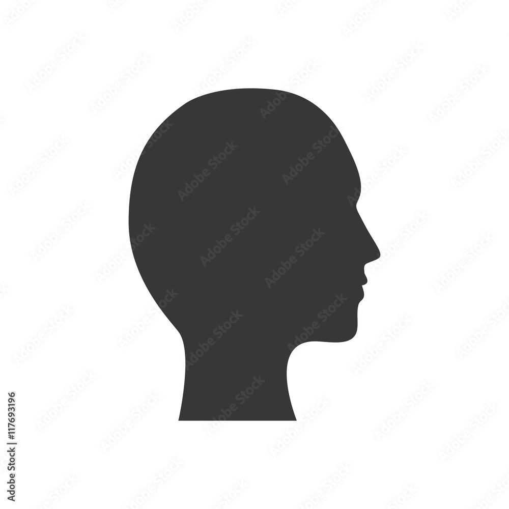 man head male avatar silhouette icon. Isolated and flat illustration. Vector graphic man head male avatar silhouette icon. Isolated and flat illustration. Vector graphic