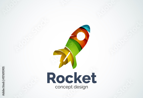 Rocket logo template