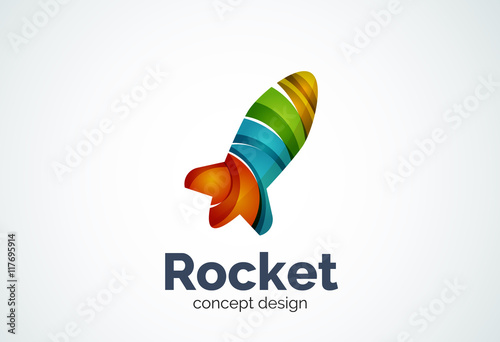 Rocket logo template