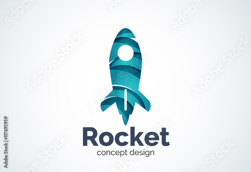 Rocket logo template