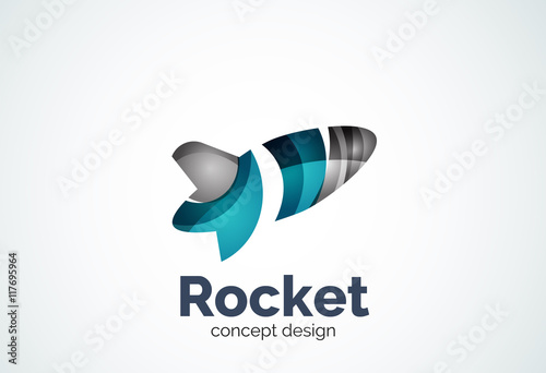 Rocket logo template