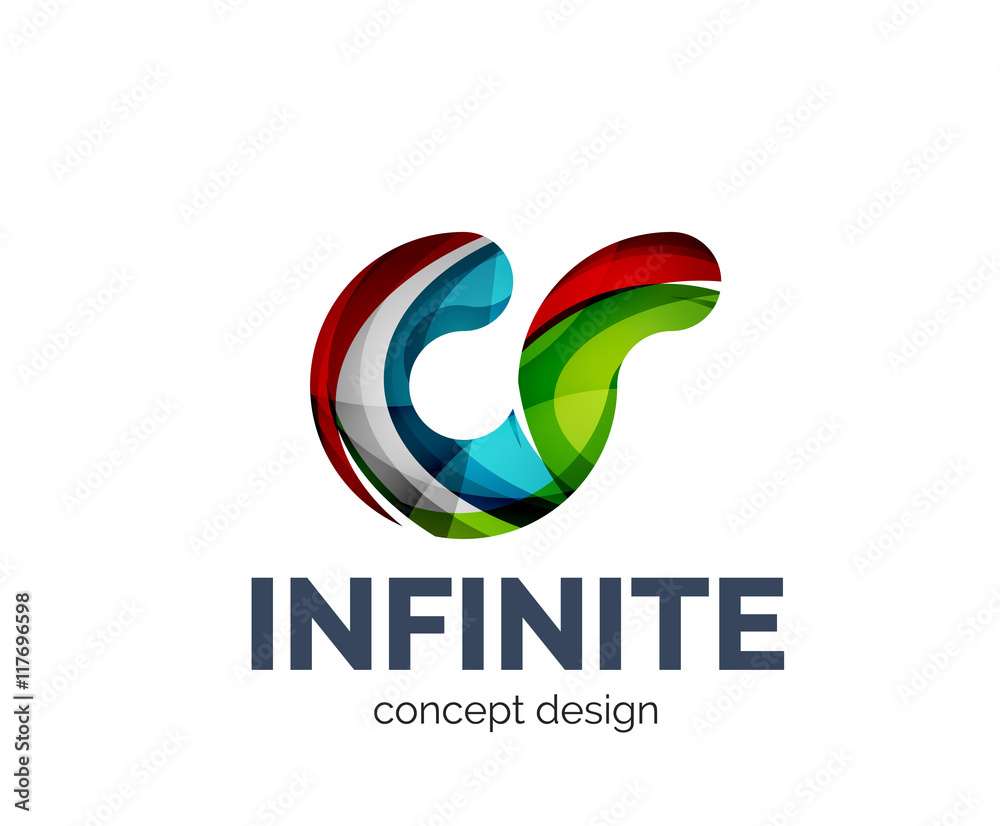 Fototapeta premium Infinite logo business branding icon