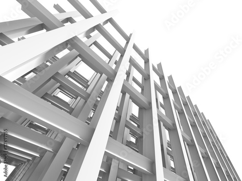 Abstract structure building construction background