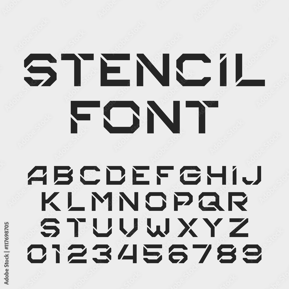 Stencil Font Images – Browse 20,044 Stock Photos, Vectors, and Video