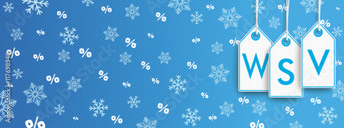 WSV Winterschlussverkauf Preisschilder