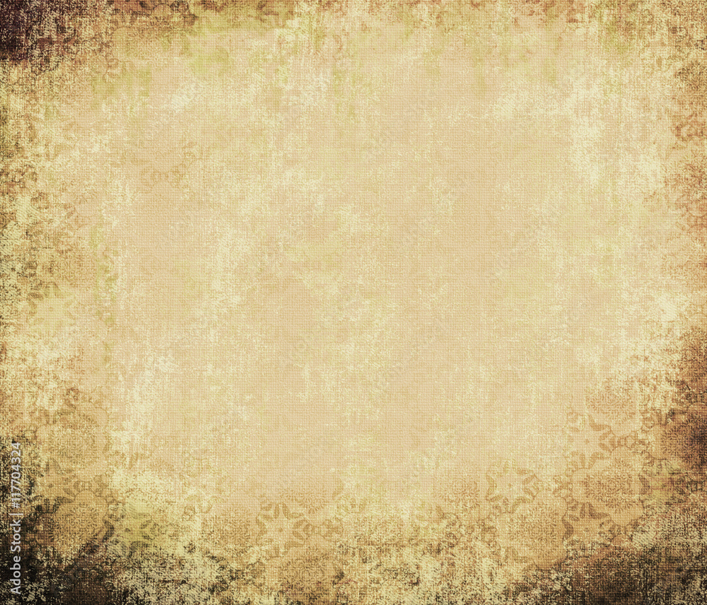 Ancient wall-paper grunge on a rough cloth, beige Ancient wall-paper grunge on a rough cloth, beige