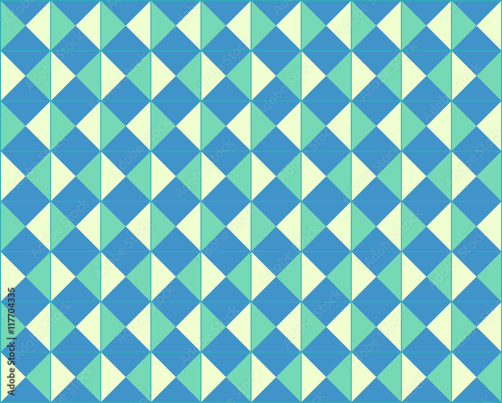 Triangle pattern background in blue white color Triangle pattern background in blue white color