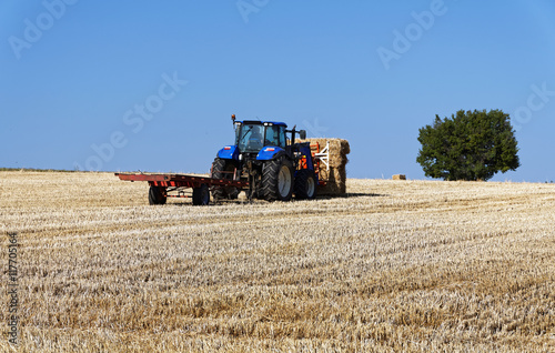 R  colte de paille