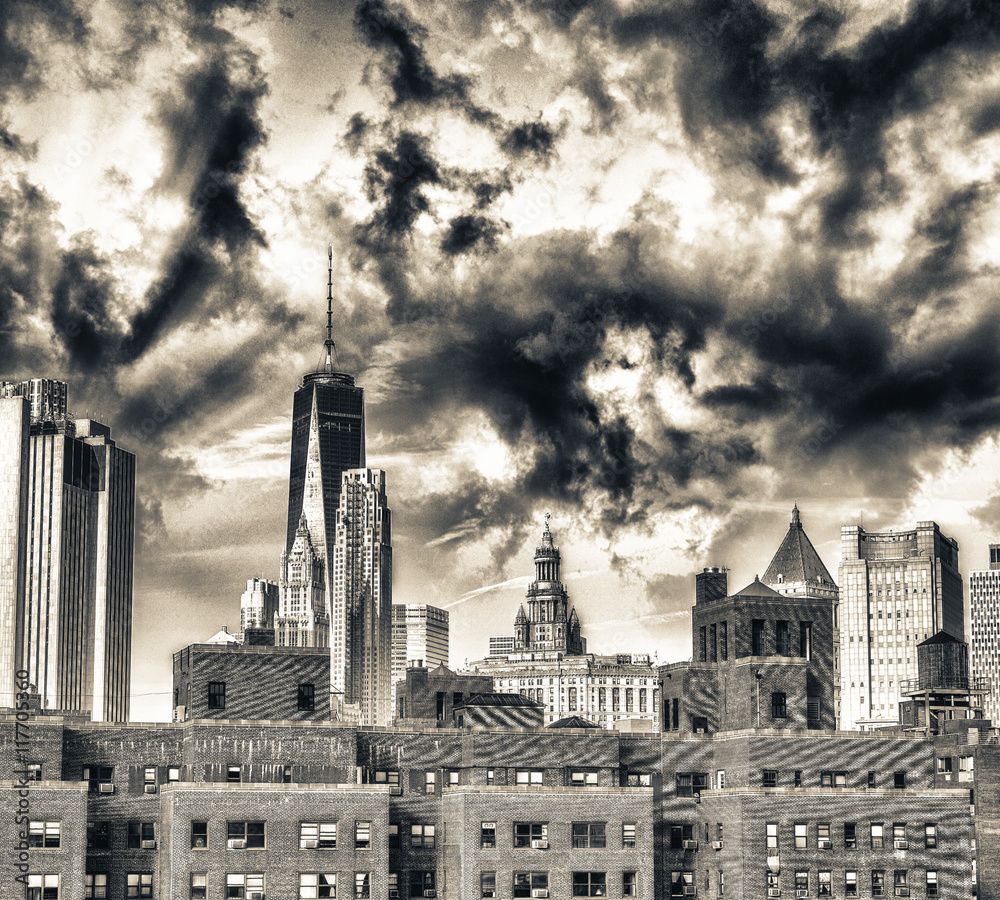 Obraz premium Buildings of Manhattan, New York City