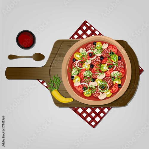Delicious pizza