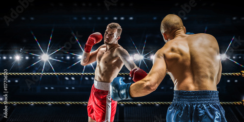 Professional box match . Mixed media © Sergey Nivens