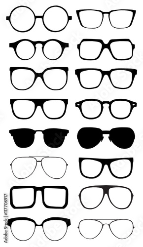 Set of glasses