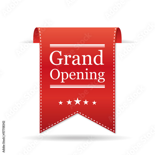 Banner Grand Opening. Vector