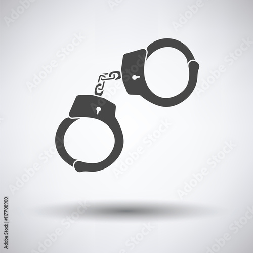 Police handcuff icon