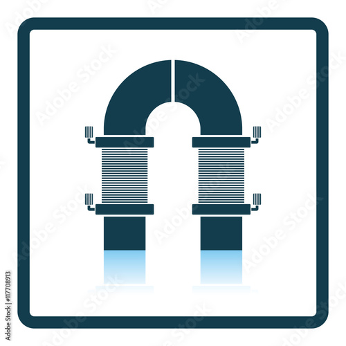 Electric magnet icon