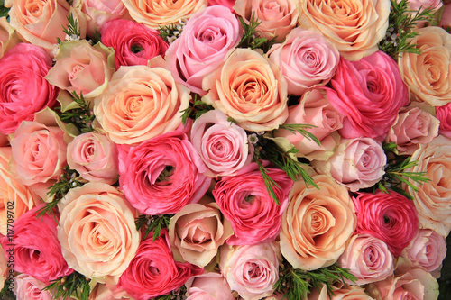 Pink rose bridal bouquet © Studio Porto Sabbia