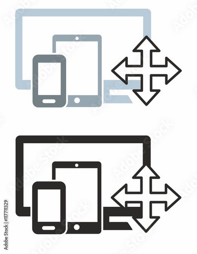 Responsive Web Design Symbol - two ways
