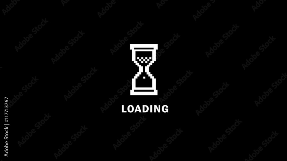 hourglass loading motion graphic hourglass loading motion graphic