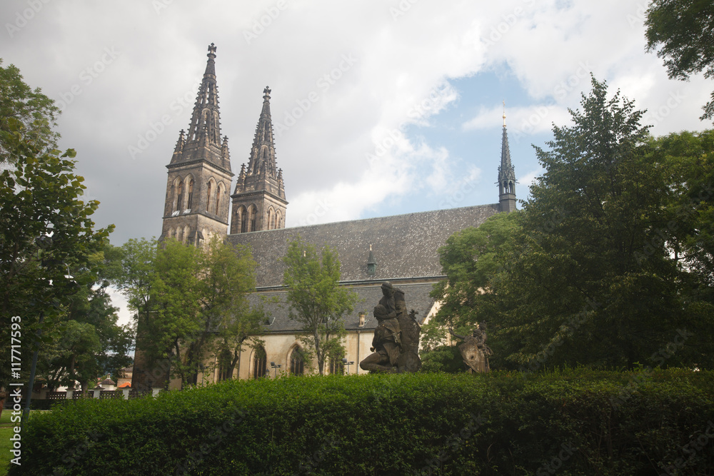 Basilica of St Peter and St Paul, Vysehrad Cemetery, Prague
