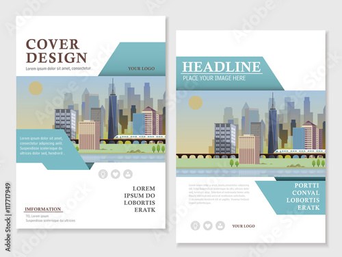 Modern brochure design