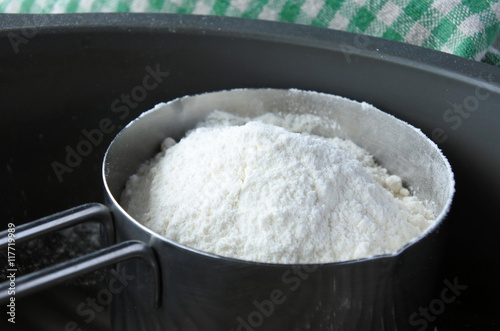 Flour cooking