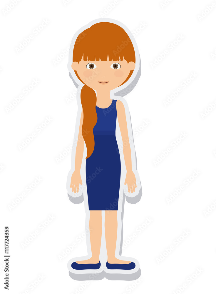 young woman female isolated vector illustration design young woman female isolated vector illustration design