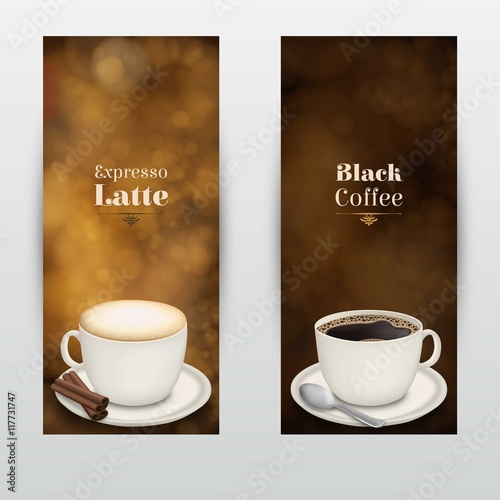 Coffee type brochures