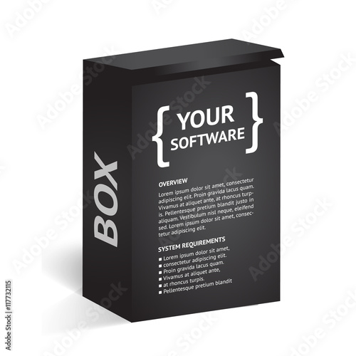 Cool Realistic Case for DVD Or CD Disk