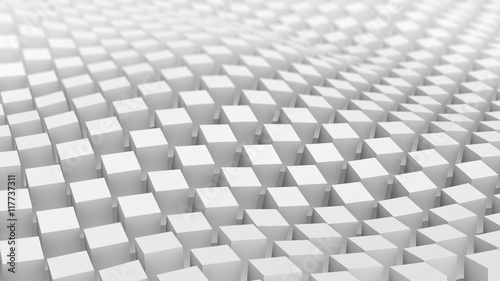 Checkered surface of white ...