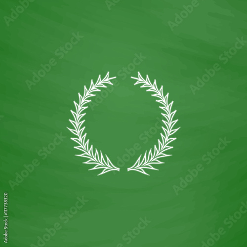laureate wreath computer symbol