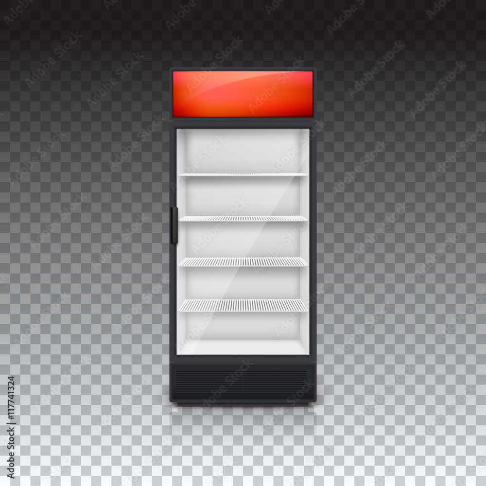 Fridge drink with glass door. Fridge drink with glass door.
