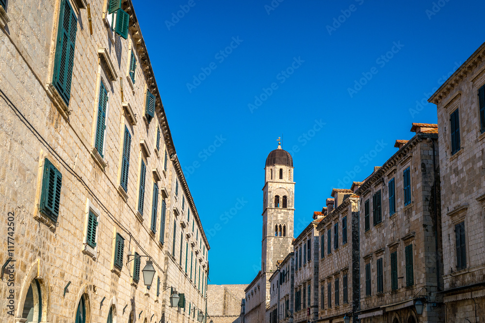 The Stradun (sometimes the Strada) is the main shopping street and gathering area in the city of Dubrovnik in Croatia. 