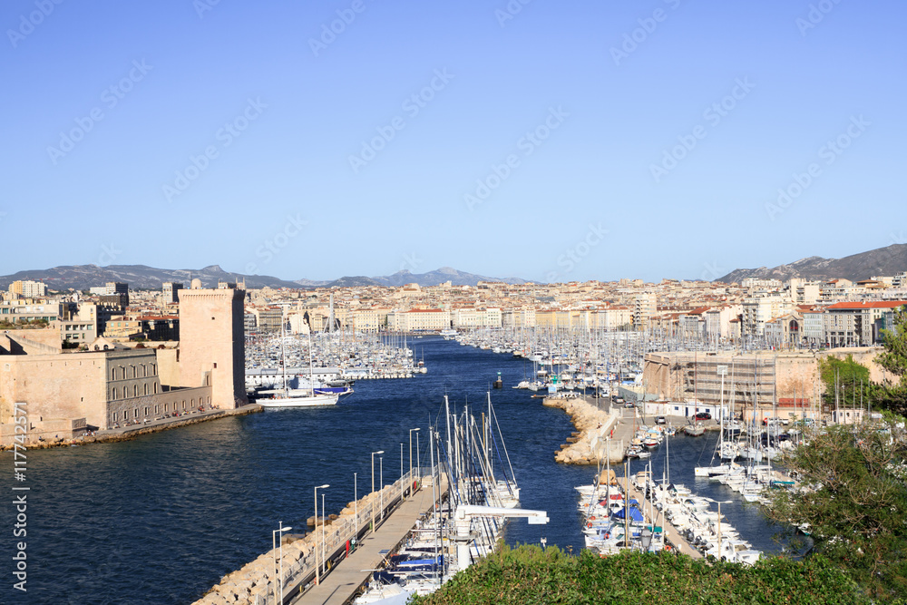 Marseille and old port