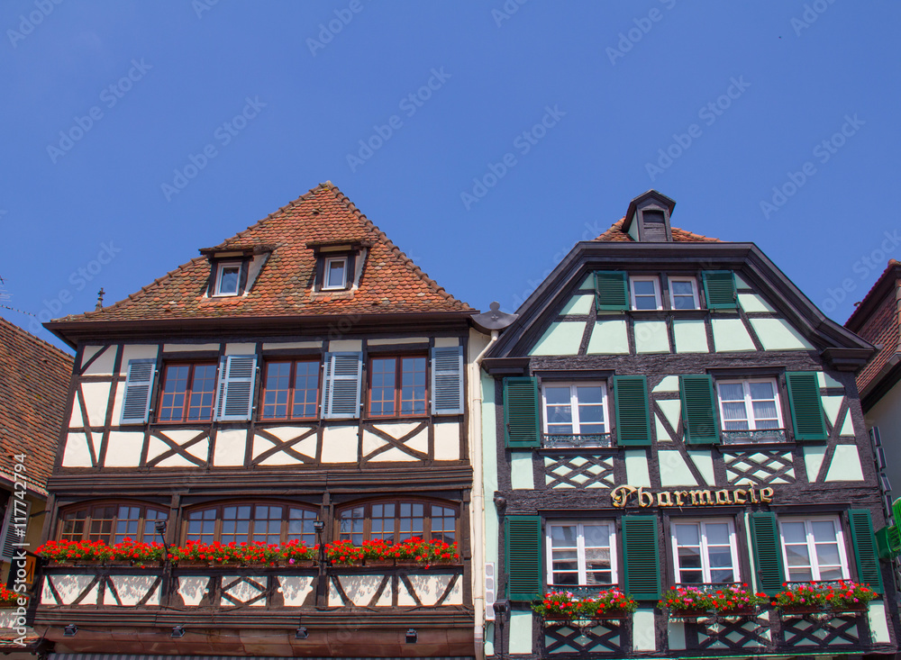 Fototapeta premium Maison à colombage à Obernai 
