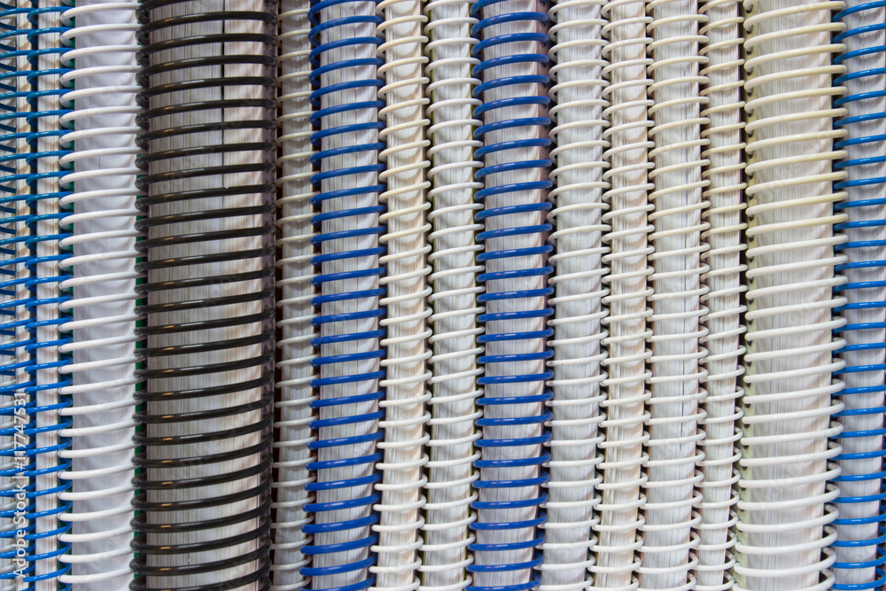 Book spine made out of plastic spring Book spine made out of plastic spring